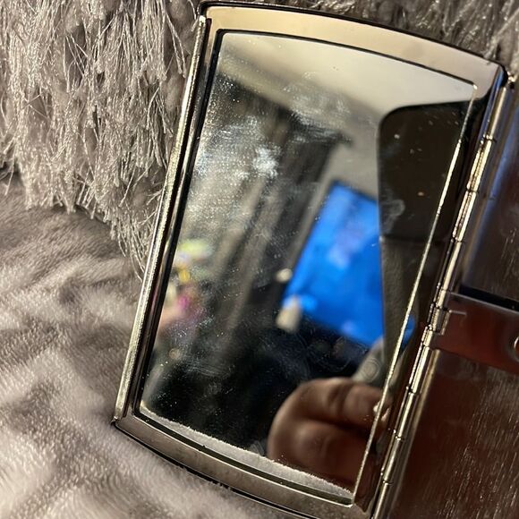 Antique/ Vintage Colibri of London Clear Bejeweled / Swarovski crystal mirror - Picture 7 of 7